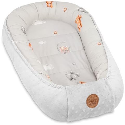 Nestchen Baby - Babynestchen Neugeborene Minky Babynest für Kinderbett Vielseitiges tragbar Nest kuschelnest zubehör für babybett warm Winter coccon Teddybären