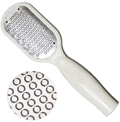 Aumotop Raspa per Piedi Professionale per la Rimozione della Pelle Morta Strumento la Cura delle Unghie Pedicure di Alta qualità Adatto Sia Utenti Mancini Che Destrimani