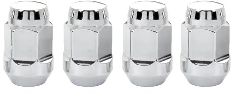 MCGARD 64010 Chrome Bulge Cone Seat Style Lug Nuts (1/2 - 20 Thread Size) - Set of 4