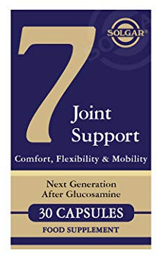 Solgar 7 Vegetable Capsules - Supports Mobility, Flexibility - Aids Release of Joint Enzymes - with Collagen and Vitamin C,30 Count (Pack of 1)