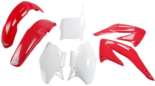 UFO PLAST Kit 999 Honda CRF 450R 2004-2004, plástico, rojo, izquierdo