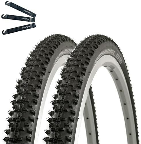 2 x Schwalbe Smart Sam Performance Schwarz 37-622 (28.0 x 1.4) inkl. maxxi4you Reifenheber