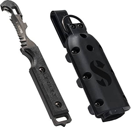 SCUBAPRO Jawz Ti, All-in-One Multi-Purpose Rescue Tool, Black/Black