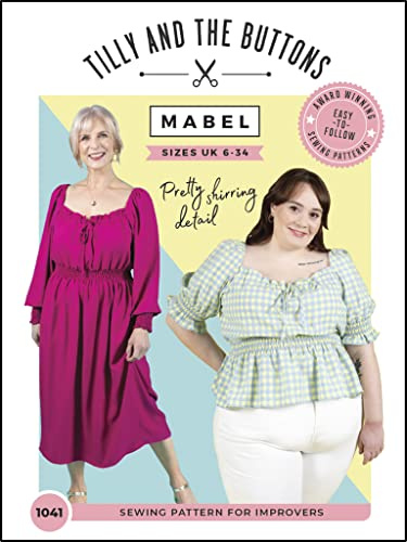 Tilly and the Buttons Mabel Dress + Blouse Sewing Pattern UK 6-34