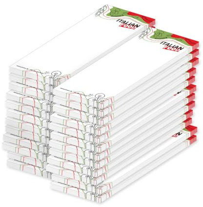 PRICARO Kellnerblock Italian Food, 24 Stück