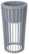 DIKEL Soporte para flores de 30 cm de diámetro x 54 cm de alto, de plástico resistente, se puede utilizar por ambos lados, taburete para flores para interior y exterior, mesa para plantas, moderna y