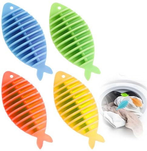 Boule de Lavage, Boules de Séchage, Balle de Lavage Machine à Laver, Boule Séche Linge, Boules de Lavage Réutilisables, Boules de Lavage Réduisent les Plis et la Pince (6 pièces, 8 * 4cm)