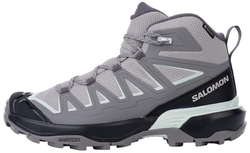 SALOMON X Ultra Flare Mid Gore-Tex Impermeables Zapatillas de Senderismo, Mujer