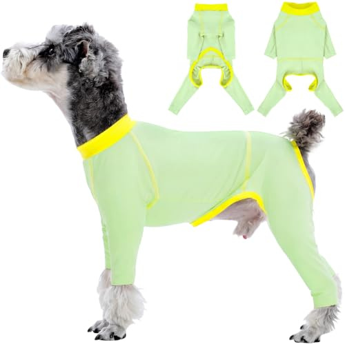 Kuoser Abbigliamento protettivo solare per cani, maglia rinfrescante estiva a quattro gambe, protezione solare per cani, protezione contro lo spargimento in casa e strato di base invernale per l'uso
