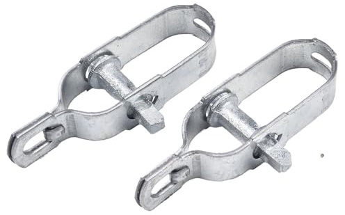EaseSunny 2 tensores de alambre de metal, tensores de cable para cuerda, pinza de eslabones de cadena, colador de cuerda de alambre de acero para antena, tendedero, invernadero