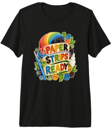 Paper Strips Ready Quilling Rouleaux Papier T-Shirt Haut de Gamme