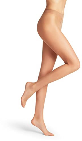FALKE Damen Strumpfhose Shelina 12 DEN W Ti ultra-transparent einfarbig 1 Stück, Hautfarben Sun 4299, XL