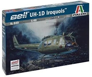 TAMIYA UH-1D Slick 550849 Helikopter, Flerfärgad, 27 x 5.44 x 9.14 cm