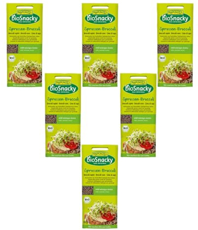 Rapunzel Bio Sprossen-Broccoli bioSnacky, 6 x 30g