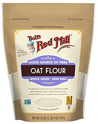 Bob's Red Mill Whole Grain Oat Flour, 1.25 Pound, 20 Ounce (Pack of 1)