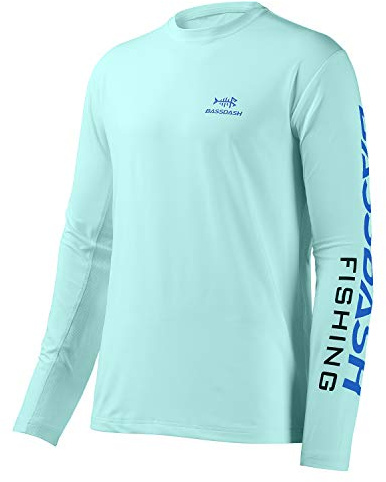Bassdash Camisetas de Pesca para Hombre protección Solar UV UPF 50+ Camiseta de Manga Larga