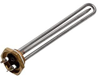 JINGERL 220V 1KW / 1.5KW / 2KW Elemento de Calentamiento de la inmersión de la inmersión del Calentador de Agua del Agua de 1 1/4 Pulgada con un Tubo de la sonda