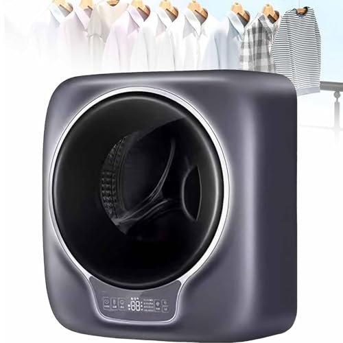 LSBHPPD Machine à Laver Mural Automatique Space-Saving Mini Lave-Linge Compacte 3Kg 700Tr/Min sous-Vêtements Chaussettes Laveuse avec 8 Modes 1750W