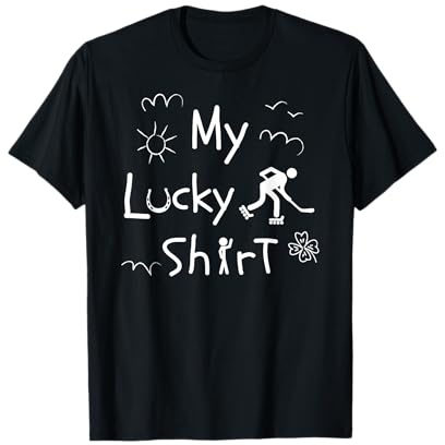 Hockey sur roulettes Funny Roller-Hockey Inlinehockey T-Shirt