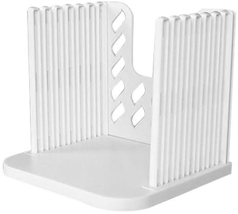 iplusmile Affettatrice Pane in Plastica Abs Bianco per Uso Domestico e Hotel Funzione Raccogli Briciole per Mantenere la Tavola Ordinata e Taglio Uniforme del Pane e Toast