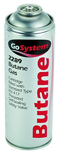 GoSystem Butane Gas Cartridge - Silver, 277 g