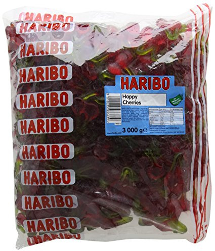 HARIBO,3 kg (Pack of 1) Happy Cherries 3kg Cherry Flavoured Sweets Bulk