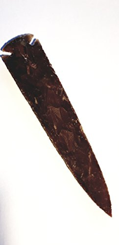 Puntas grandes de flecha/lanza de hasta 25 cm, réplica de piedra (19-21 cm).