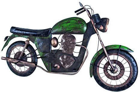 HAKU Möbel Wandgarderobe Vintage, Metall - Maße: B 96 cm x H 53 cm x T 9 cm, Style: Industrial