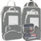Otauoaea Koffer Organizer Set mit Kompression 9 Teilig,Packing Cubes Compression,Travel Organizer für Koffer und Rucksack, Packtaschen für Koffer, kofferorganizer Reise Kleidertaschen, Packwürfel,Grau