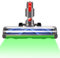 YSKMLOLP Replacement Of Brush Head Compatible With Dyson V7 V8 V10 V11 V15 Gen5, Turbo Floor Brush Head With Full Range LED Iight, Suitable For Hard Floors