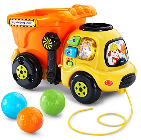 VTech Drop and Go Dump Truck, Orange