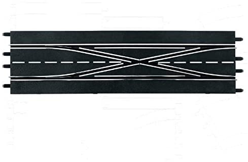 Carrera 30347 Double Lane Change Track Section add on Expansion Accessory Part Compatible with Digital 132 and 124 Slot car Tracks