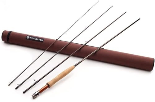 Redington Classic Trout Freshwater Fly Fishing Rod - Moderate Action 4-Piece Fly Rod - Case Included - 3WT 7'6