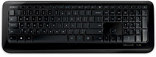 Microsoft Wireless Keyboard 850 Special Edition with AES - Black. Wireless Keyboard. Snap-In USB Transceiver