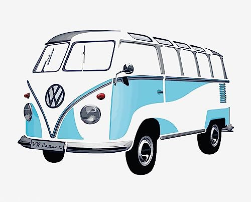 BRISA VW Collection - T1 Bus Camper Wall Decal Poster Decor