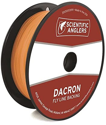 Scientific Anglers Fly Line 250 yd Dacron Backing, Orange, 20#