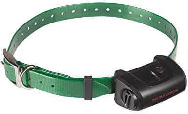 NUM'AXES Collier Seul/SUPPLEMENTAIRE CANICOM 5 avec Sangle Vert foncé