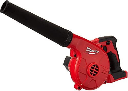 New Milwaukee 0884-20 M18 18 Volt Cordless Compact Yard Leaf Blower Sale, Red