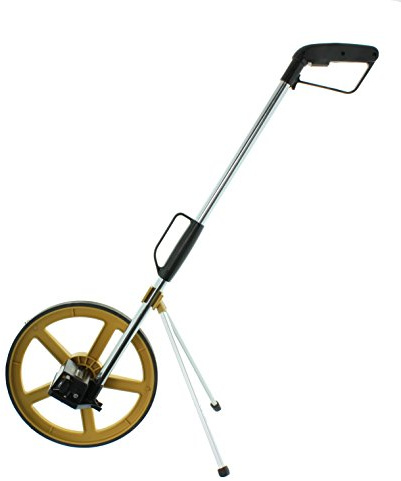 Entfernungs-Strecken-Messrad 0 bis 9999 mit Tragetasche Streckenmessrad Baumessrad Baumessgerät Vermessungsrad