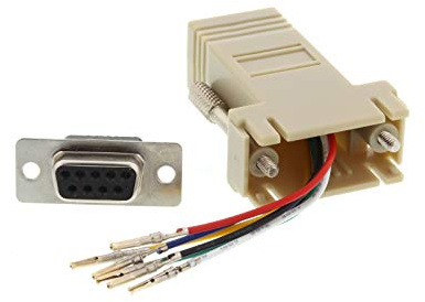 Networx Modular Adapter Kit - DB9 Female to RJ11 / RJ12 - Beige