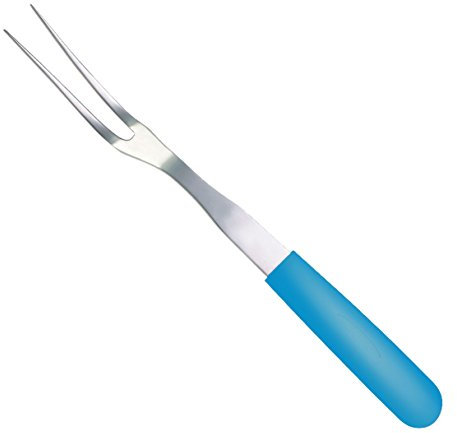 Cooks fork, 13 Blue handle