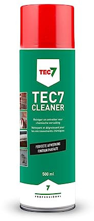 Tec7 Cleaner Sgrassatore Pulitore Base Solvente Rimozione Sporco Chimico Residui Adesivi Rifinitura Sigillature 500 millilitri