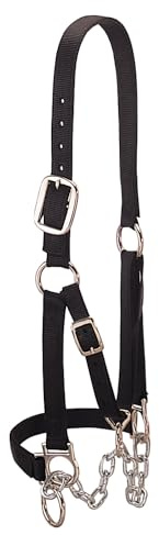Weaver Leather Heavy-Duty Restraint Halter, Medium, Black
