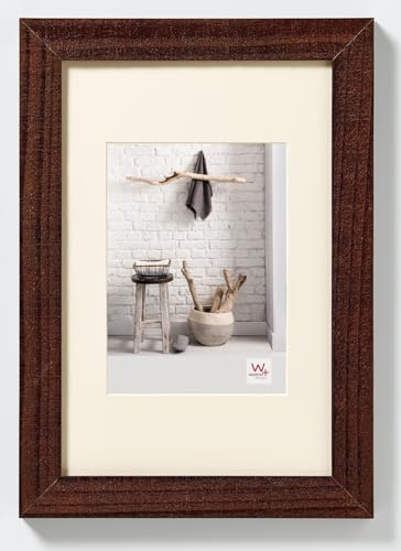 walther design Noce 40 x 50 cm con passe-partout, Cornice in Legno per la casa HO050N
