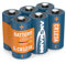 Ansmann CR123A Lithium Batterie 3V 6 Stück - ideal für Garagentoröffner, Alarmanlage, Miniradio, Funkauslöser für Kamera, Messgeräte, Klingel gold