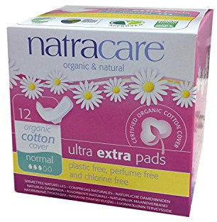 (3 Pack) Natracare Ultra Extra Pads Regular with Organic Cotton | 12 Count x 3 (36 Pads)