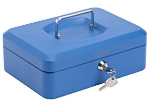 Burg Wachter Money 5025 10 Cash Box, Blue