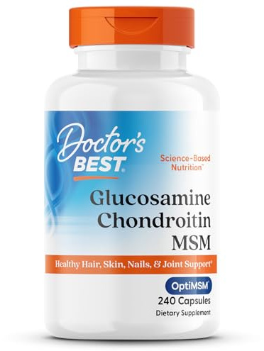 Doctor's Best Glucosamine Chondroïtine Msm 240 Gélules
