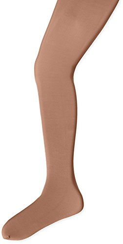Capezio Ca1Ev 126 - Mallas ajustadas ultra suaves con pies, color rosa ballet, talla S/M