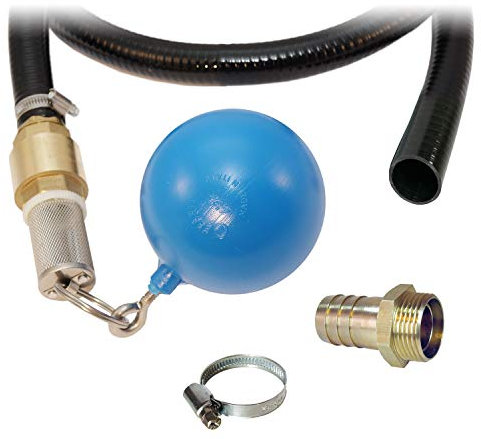 SET ASPIRAZIONE - SET TUBO DI ASPIRAZIONE per pompe ESTRAZIONE GALLEGGIANTE set di aspirazione con tubo, sfera galleggiante, fascette, cestino filtro